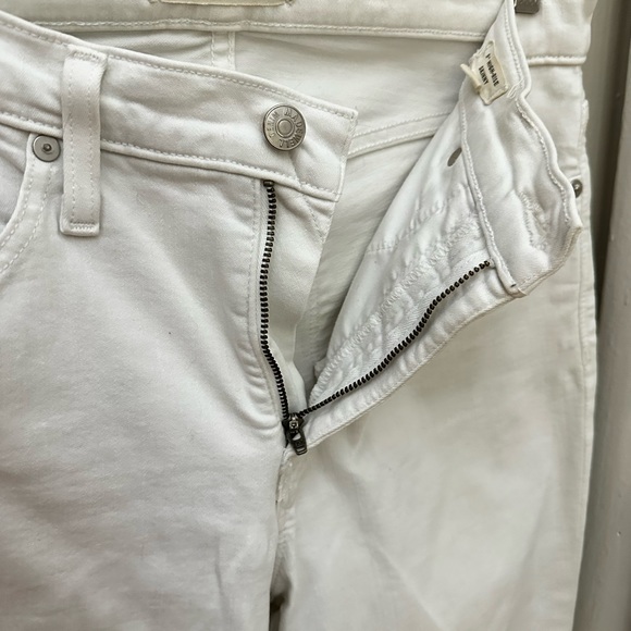 Madewell 9” High-Rise Skinny Jeans in White! 90% Cotton! - Picture 8 of 11